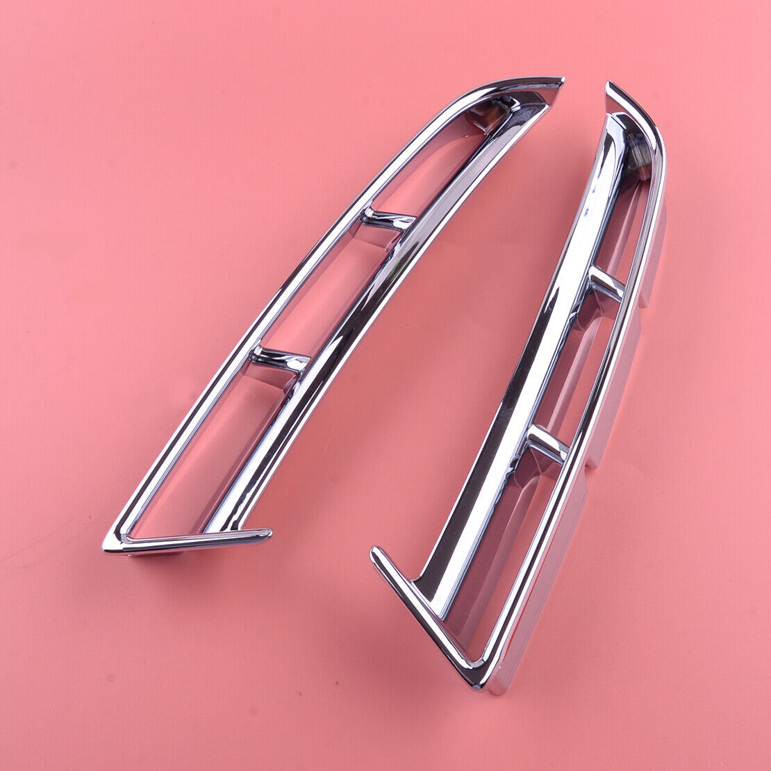 1Pair Front Bumper Fog Light Lamp Cover Trim Fit For Hyundai Tucson 2022-2023