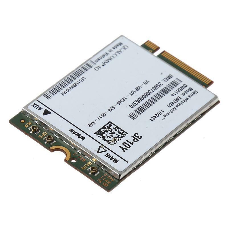 Wireless EM7455 Replacement DW5811e 3P10Y Qualcomm 4G LTE WWAN NGFF Module Card