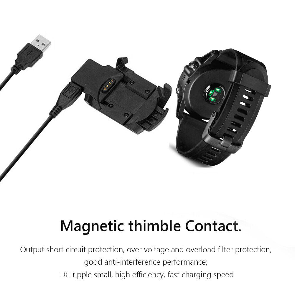 Smartwatch Clip Charging Dock for Garmin Fenix 3/Fenix 3 HR Watch Charger