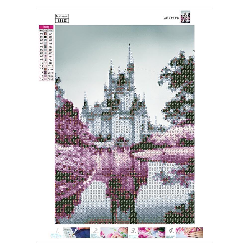 Pagoda 5D Diamond Painting DIY Embroidery Craft Cross Stitch Home Decor