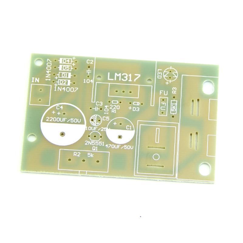 Hot AC/DC Input 5V-35V to 1.25V-30V Step Down Power Supply Module LM317 DIY Kit