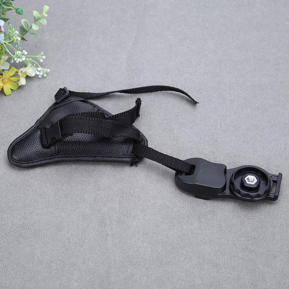 Professional Soft PU Leather Hand Grip Holder Wrist Strap for SLR Camera