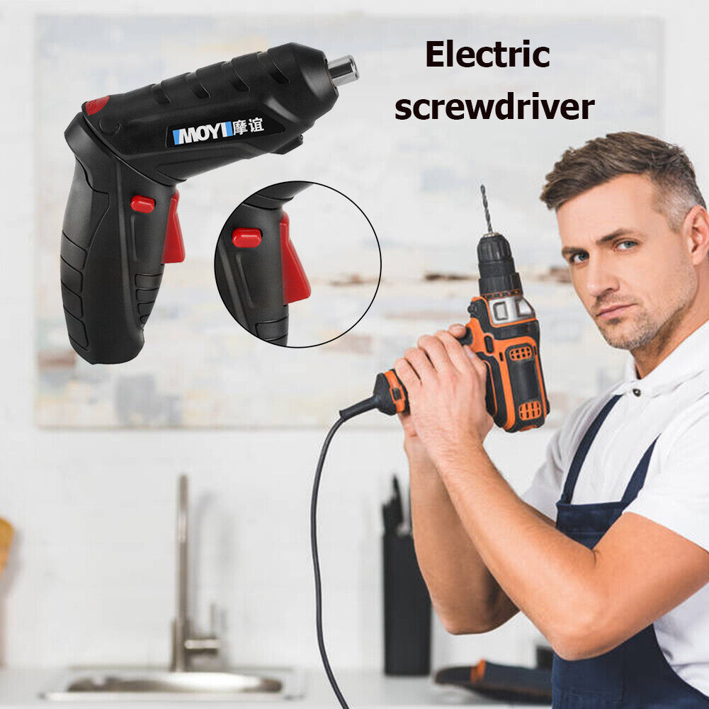 3.6V 1800mAh Cordless Mini Rechargeable Electric Screwdriver with Bits Kit