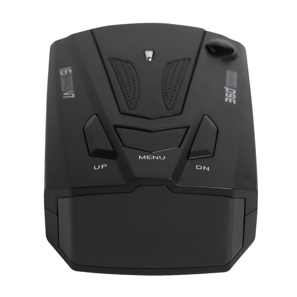 V7 Car Radar Detector English Russian Speed Voice Alert Warning (Black)