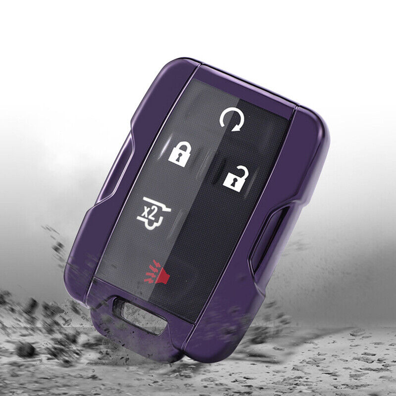 TPU Remote Key Case Cover fit for GMC Sierra Yukon Chevrolet Suburban Tahoe