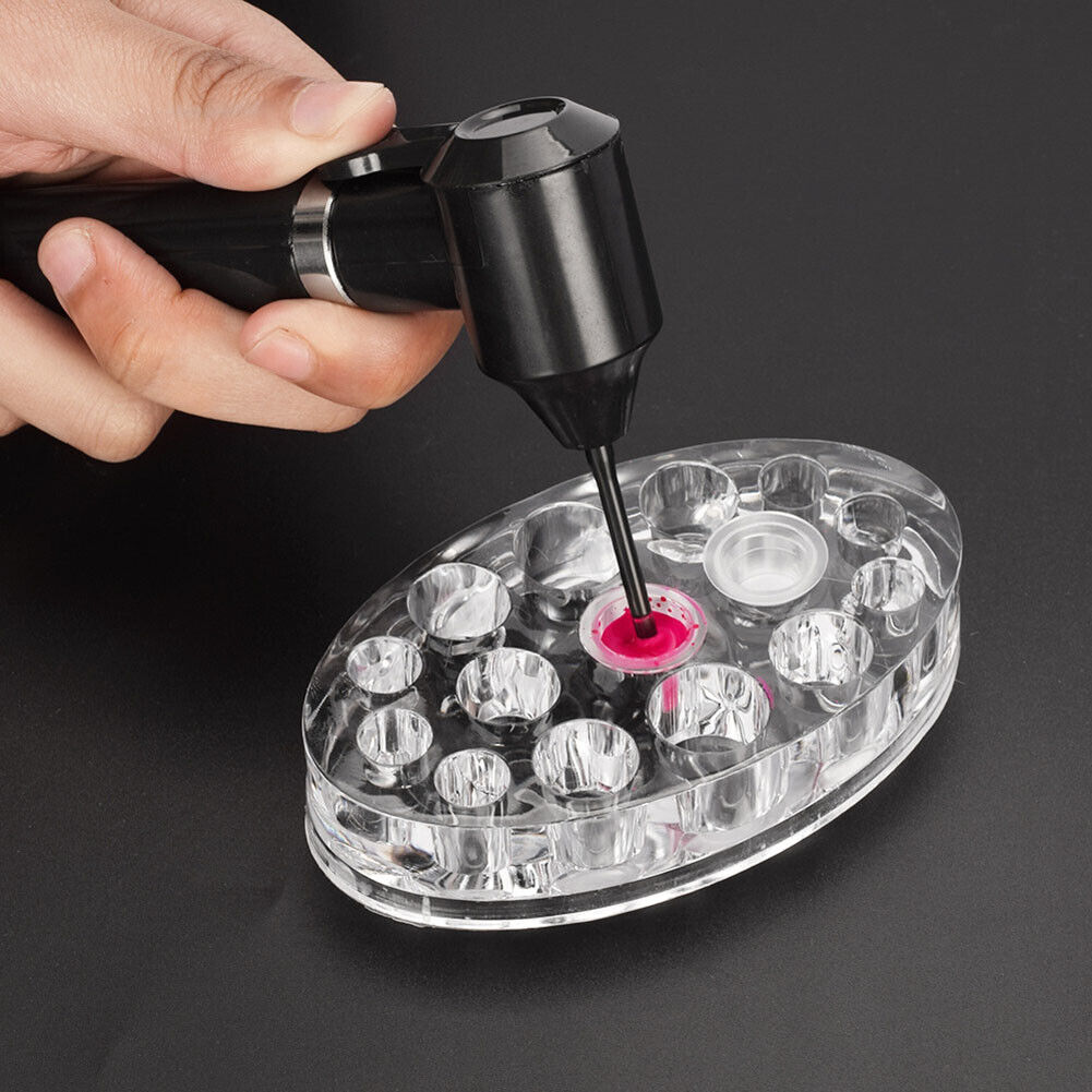Tattoo Cup Stand Holder for Permanent Makeup Microblading Pigment (Oval)
