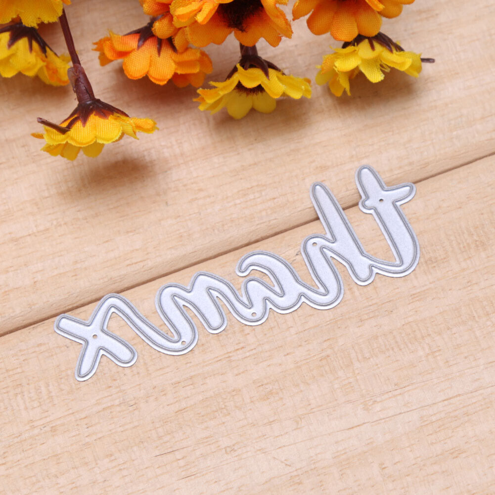 Thank Metal Embossing Cutting Dies DIY Scrapbooking Photo Decor Stencils-20