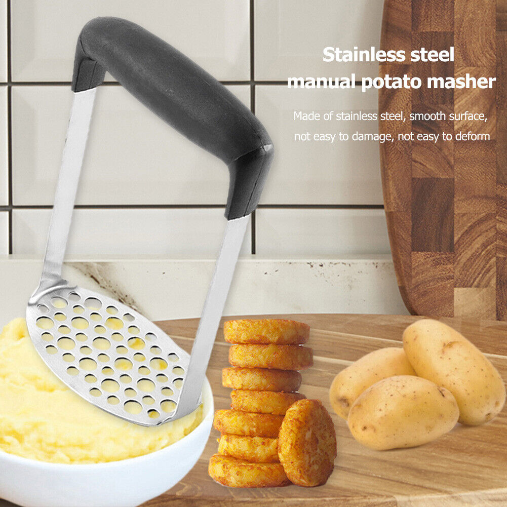 Stainless Steel Potato Masher Manual Press Fruits Puree Ricer Crusher Tools