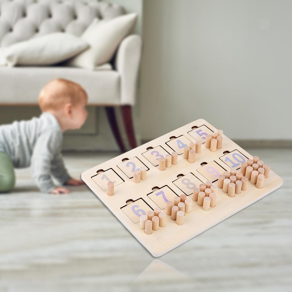 Montessori Educational Mathematics  Number Counting Board Festival