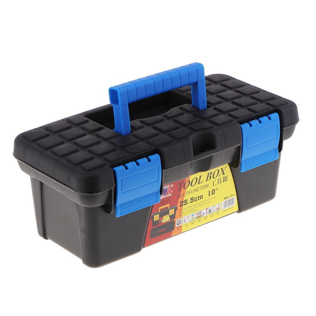 Strong Double Layer Tool Box Storage Organizer Trays Craft Supply Container