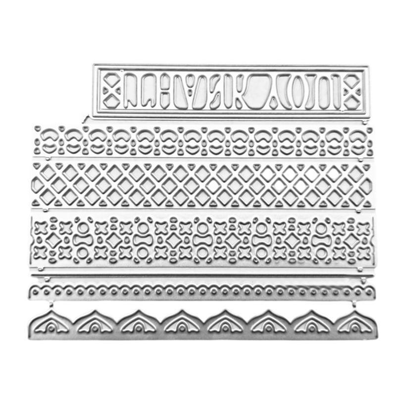 Ruler Metal Cutting Dies Stencil Scrapbooking DIY Album Stamp Paper Card