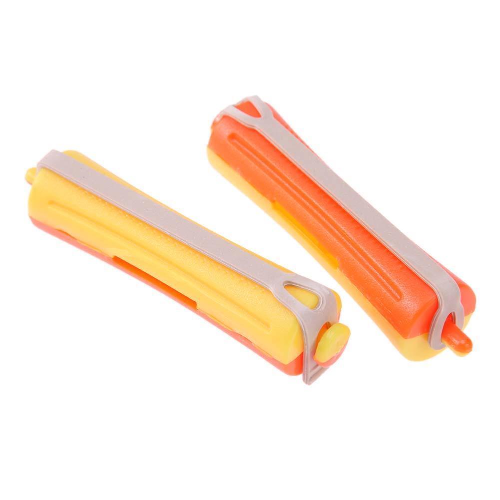 6pcs Perm Bar Rubber Band Hair Curler Hairdressing Tool(Random Color/8#)