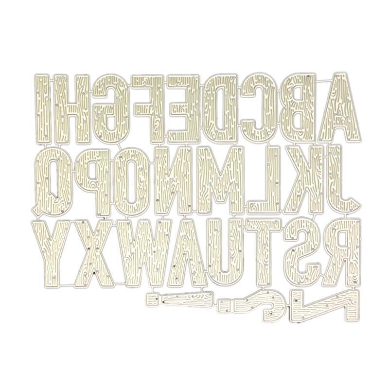 English Alphabet Cutting Dies Stencil Scrapbooking DIY Album Stamp Paper Card