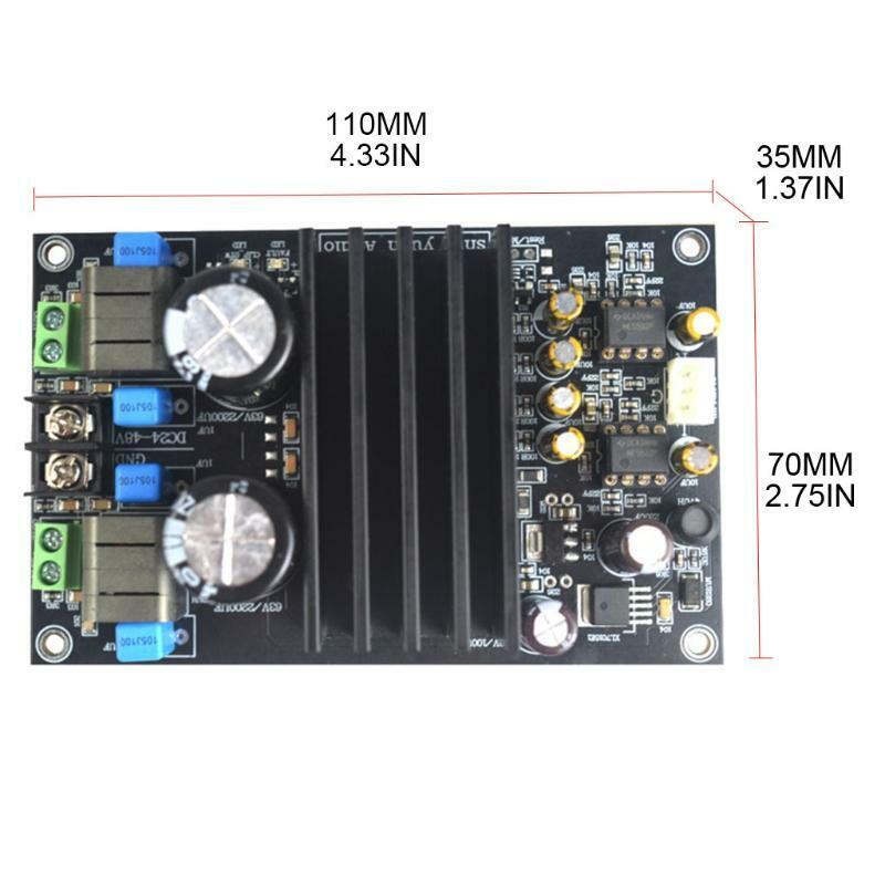 DC 24-48V 2.0 Channel Mini Digital Audio Stereo Amplifier Board 300W + 300W
