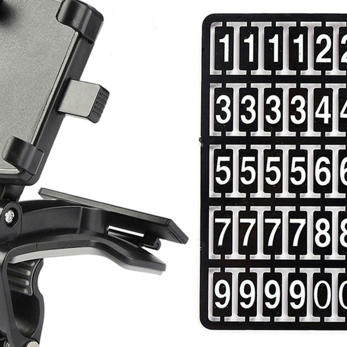 Mobile Phone Holder with Phone Number Car Rearview Mirror Fit for Car Phone