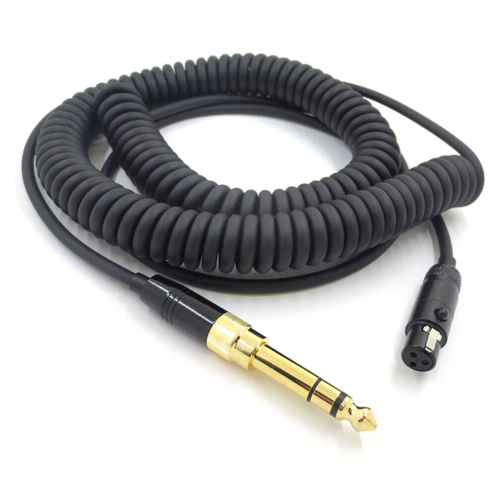 3.5mm Male to Mini Spring Headset Cable for AKG K240 K271 K141 K702 K712
