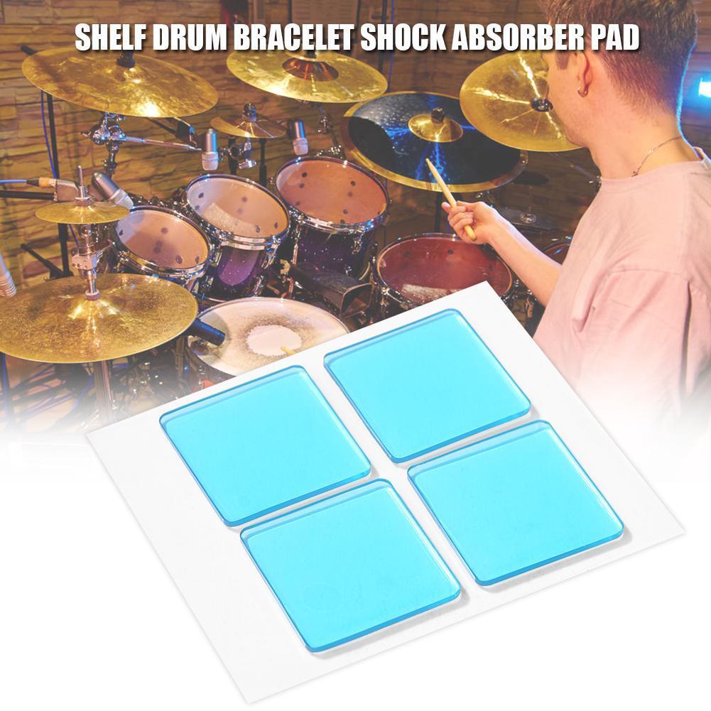 Silicone Drum Muffler Mute Suit Percussion Instrument Accessories (Blue)