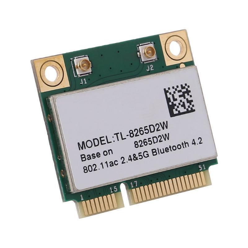 Dual Band Wireless-AC 8265D2W 2.4G/5Ghz 802.11ac 867Mbps Bluetooth-compatible