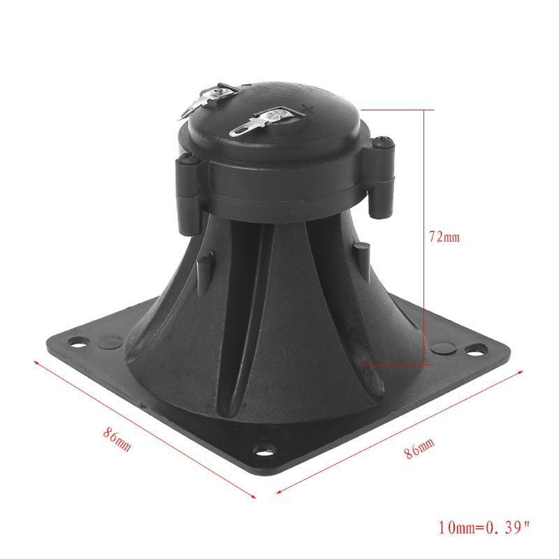 2 Packs High Power Horn Audio Tweeter System Circular Piezo Tweeter 85mm