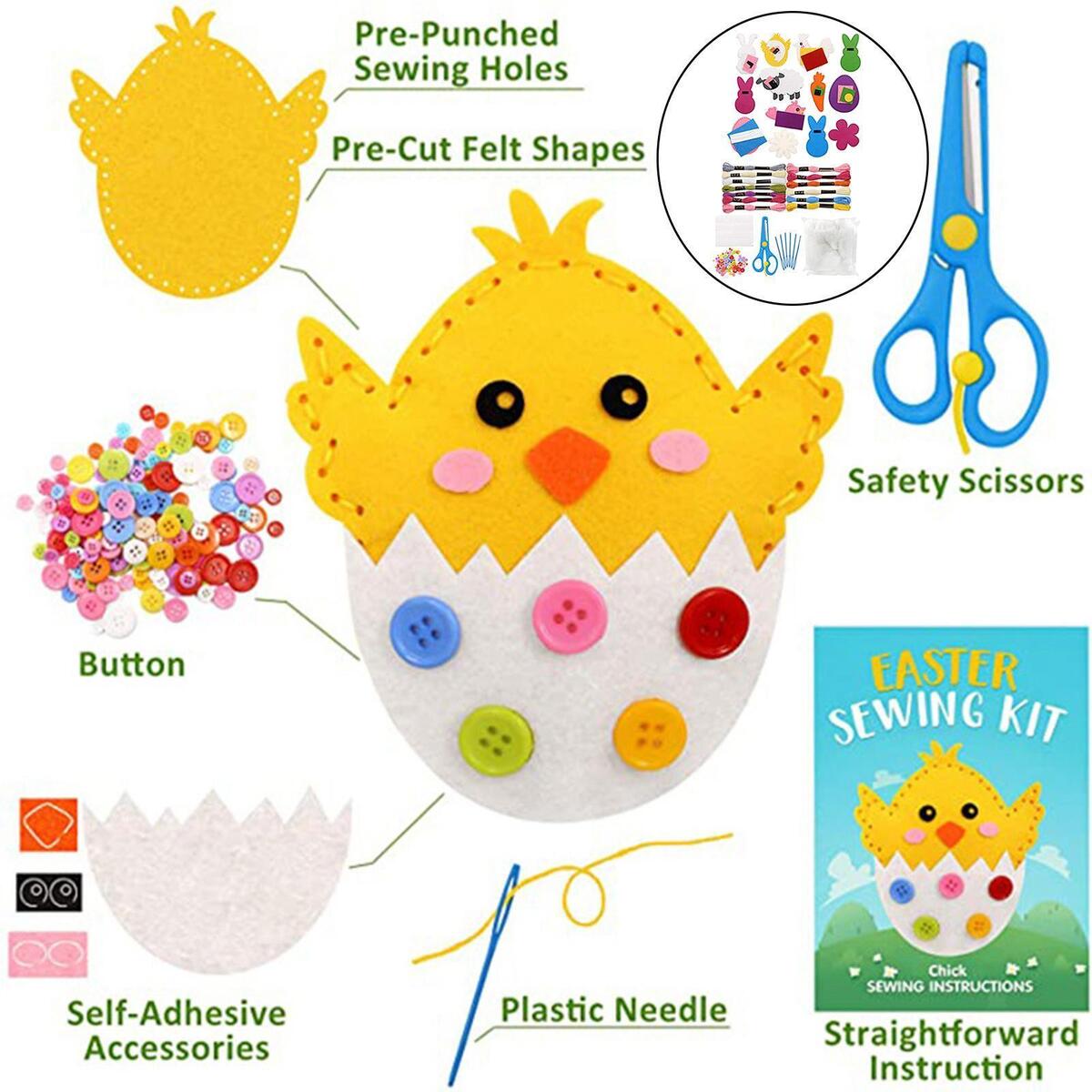 Ears Craft Kit   Activity Assorted Hanging DIY Supplies