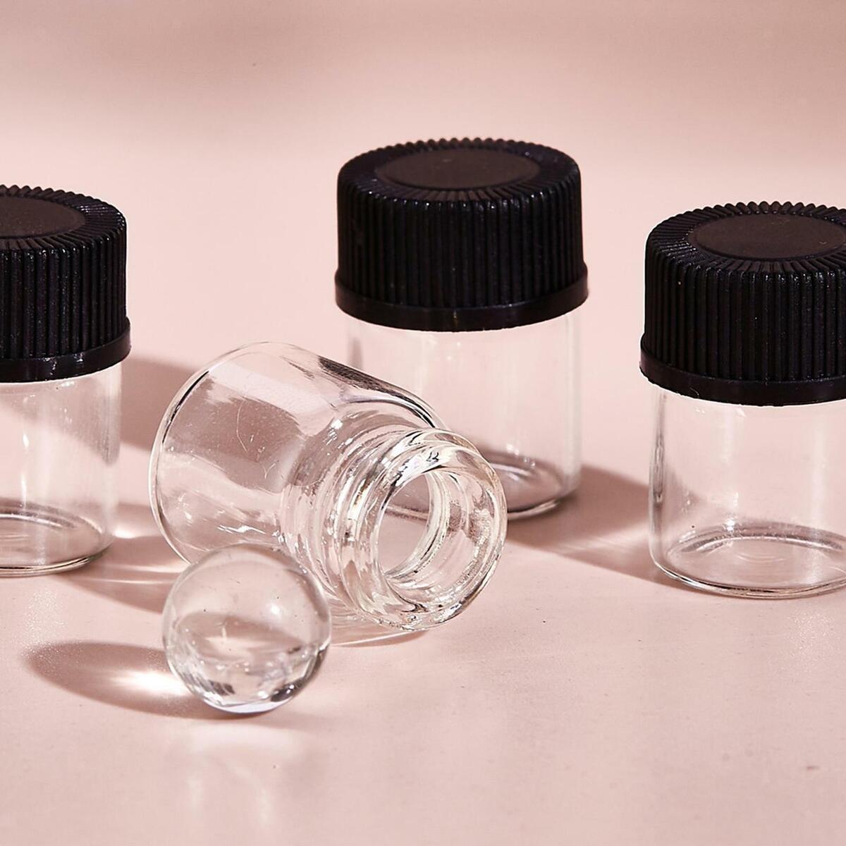 100 Pieces  Oil  Bottles 2ml with Orifice Reducers for Outdoor