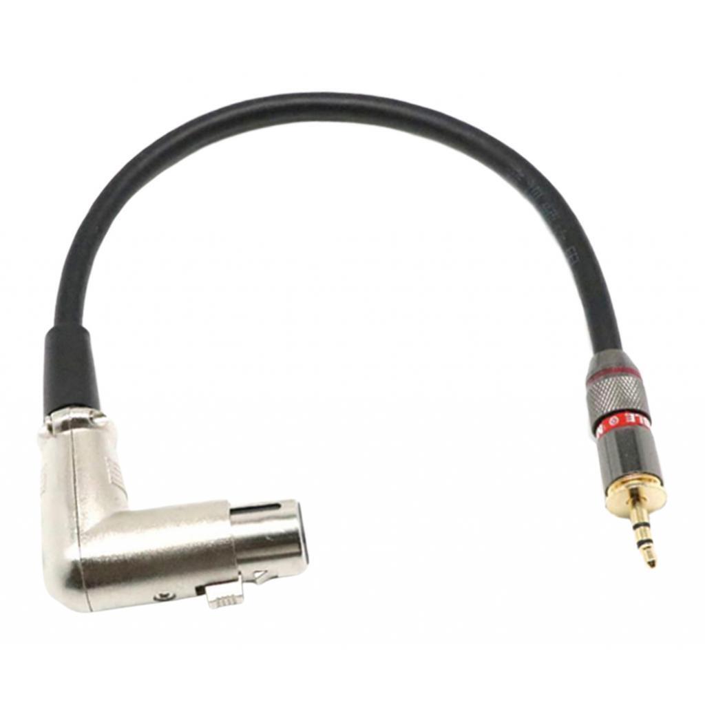 3.5mm (1/8 Inch) TRS Stereo Male to XLR Female Interconnect Audio Microphone