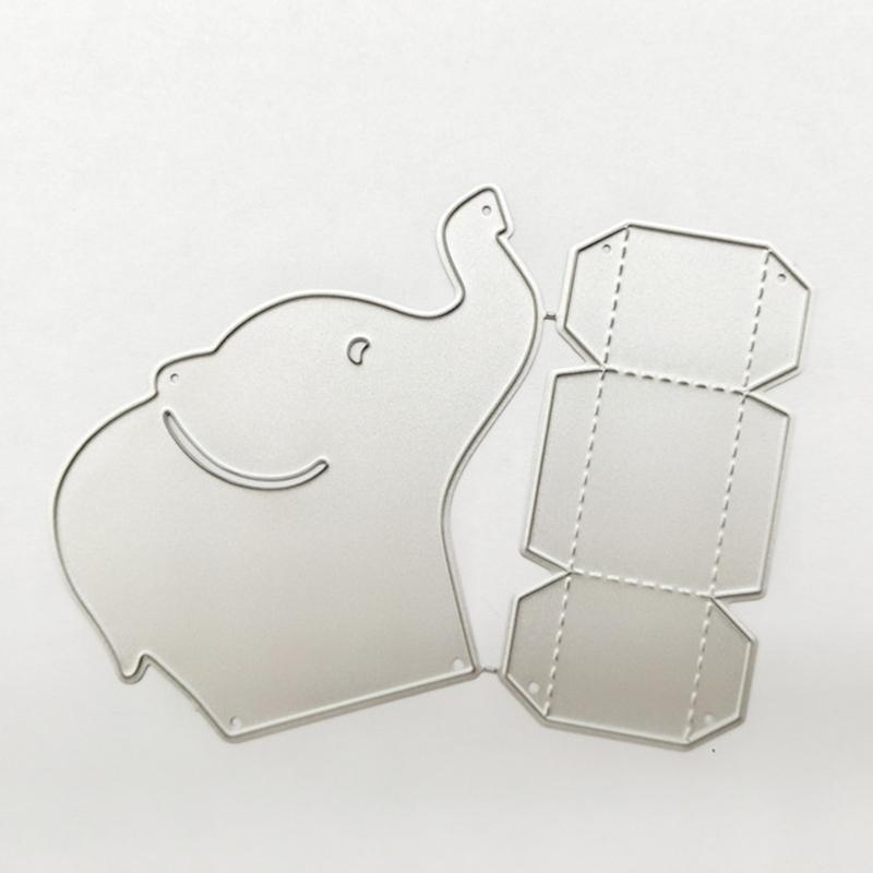 Elephant Cutting Dies Stencil Scrapbooking DIY Album Stamp Paper Card