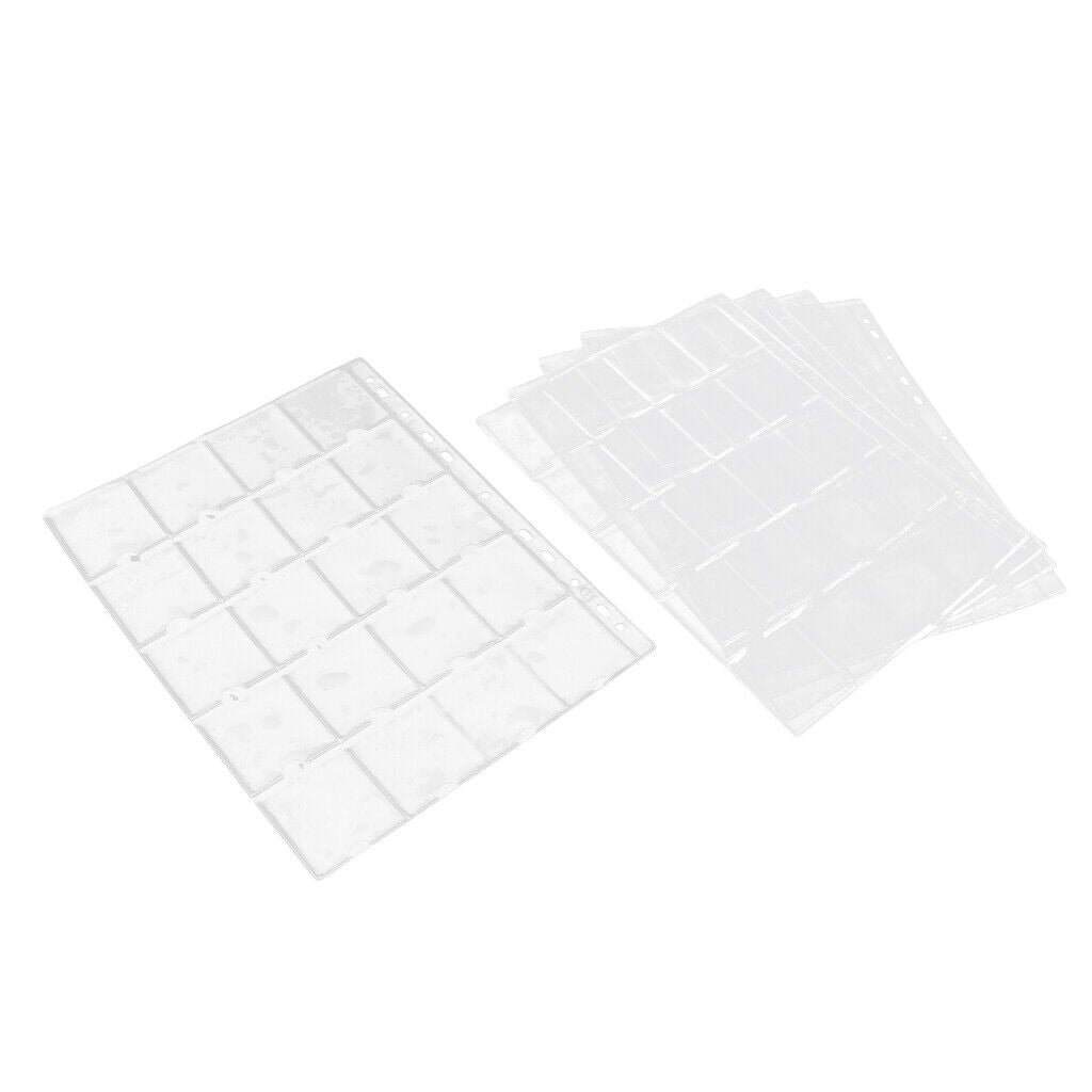 10 Sheet  Holder  Collection Album Sleeve  Sheet 200 Pockets