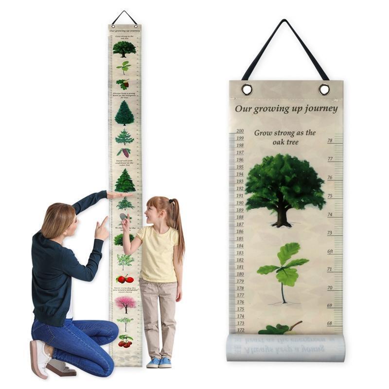 79" Children Growth Chart Wall Hanging Height Ruler for Toddler Height Measuring