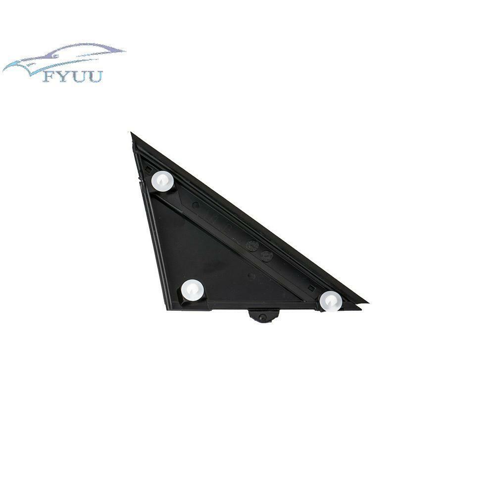 Glossy Black Left Door Mirror Flag Cover Molding #1SH17KX7AA For Fiat 500 12-17