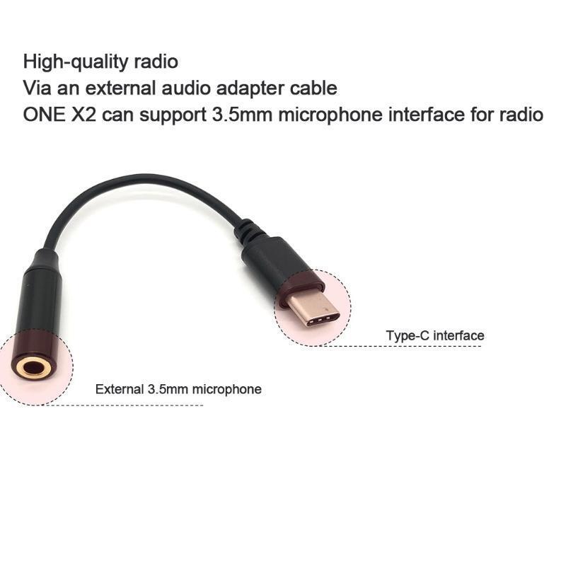 Audio Wire Universal Compatible Plug for -Insta360 ONE X2 Camera Plug and Play