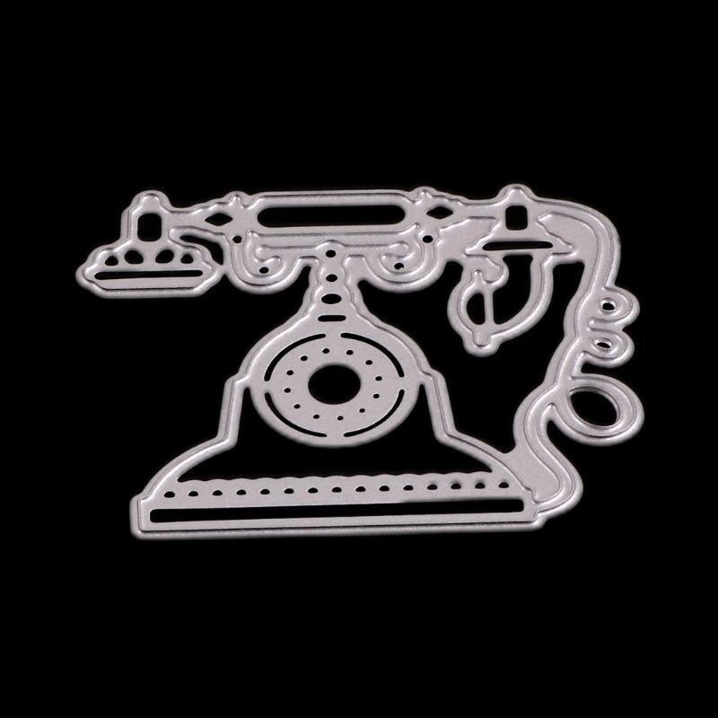 Telephone Metal Cutting Dies DIY Scrapbooking Paper Stamping Die Decor