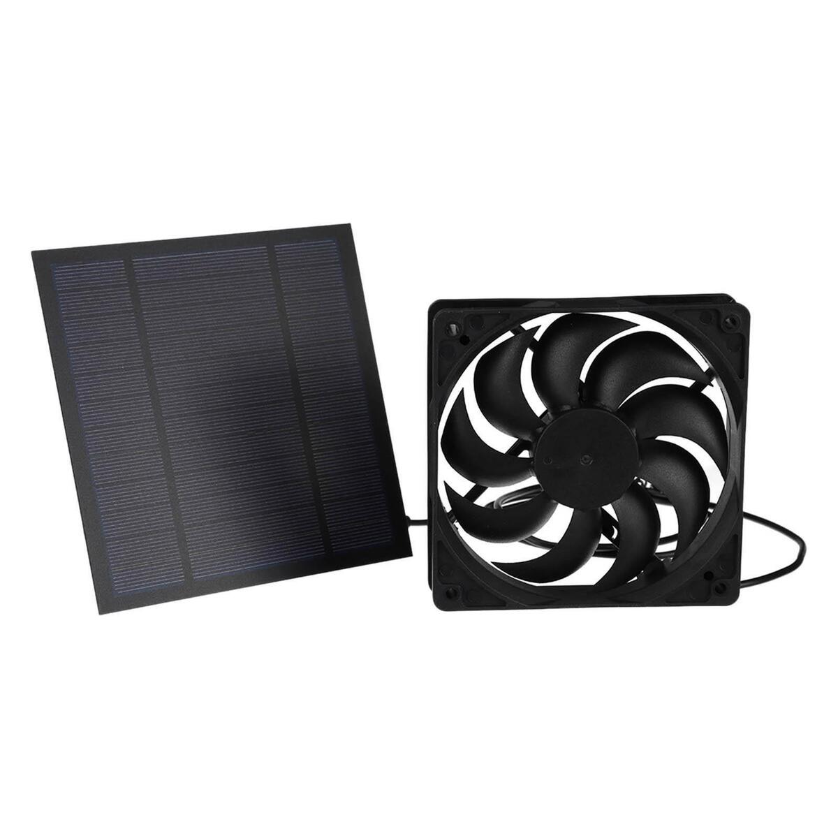 Outdoor Solar Panel Exhaust Fan Ventilator Fan for Chicken Coops Pet Houses