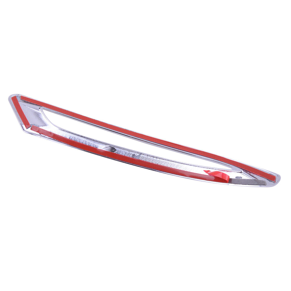 Set Chrome Rear Reflector Fog Light Lamp Cover Trim Fit for Ford Fusion Mondeo