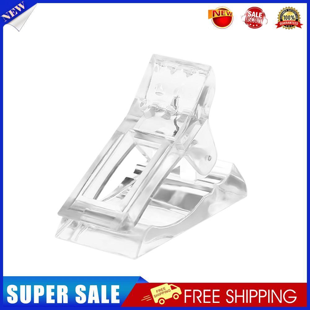 1pc Plastic Reusable Fixing Clamp UV Glue Fixed Clip Salon Manicure Tools