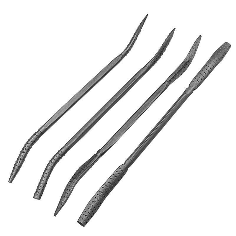 Wood Rasp Metal File Set 8-Piece Hand File Steel Woodworking File for Polishing