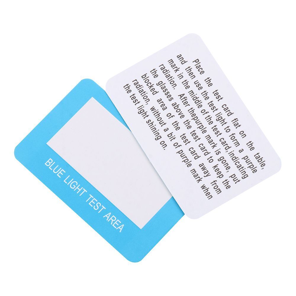Generator Accessories Card UV Test Test Light Glasses Anti-Blue Light Test Card