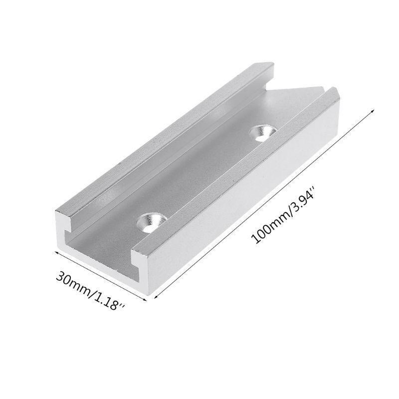 A Type Cross T-tract Connector Set T-slot Woodworking Table Intall Guide Tool