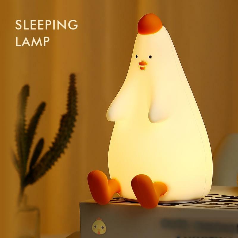 Cute Chicken Night Light for Baby Boys Girls Birthday Gifts Nightlight Kids Teen