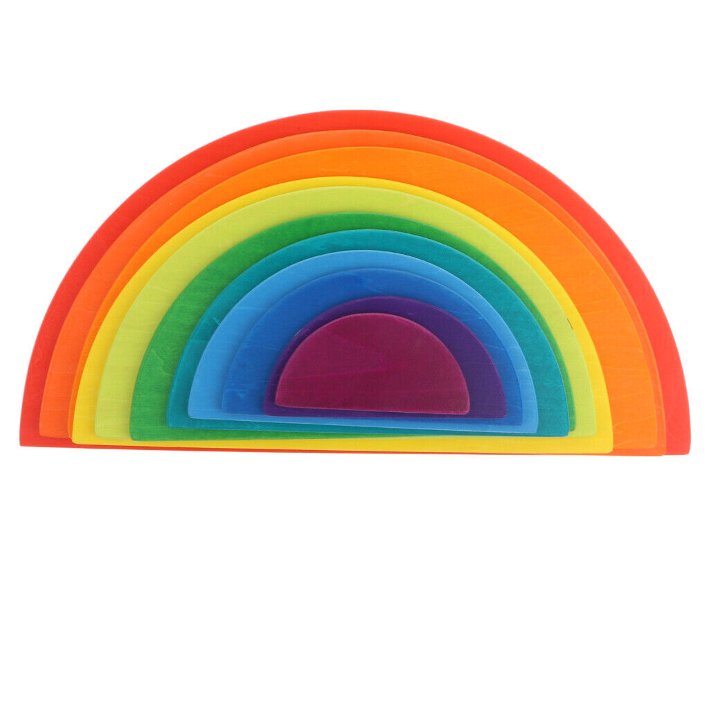 11-piece Rainbow Puzzle   of , Pegging And Stacking