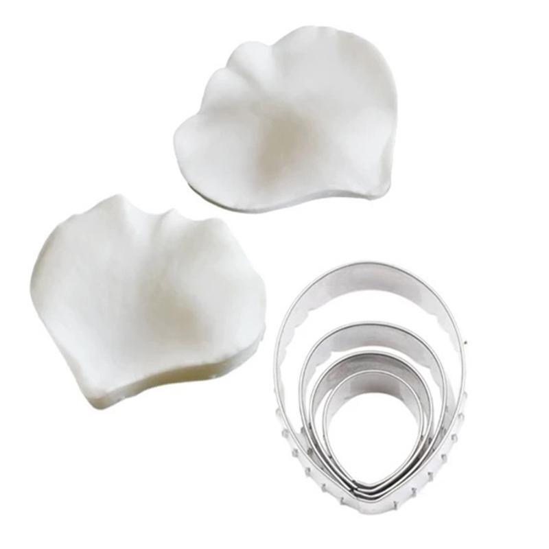 Petals Mousse Silicone Mold Cookie Fondant Cake Decorating Tools Baking Mold