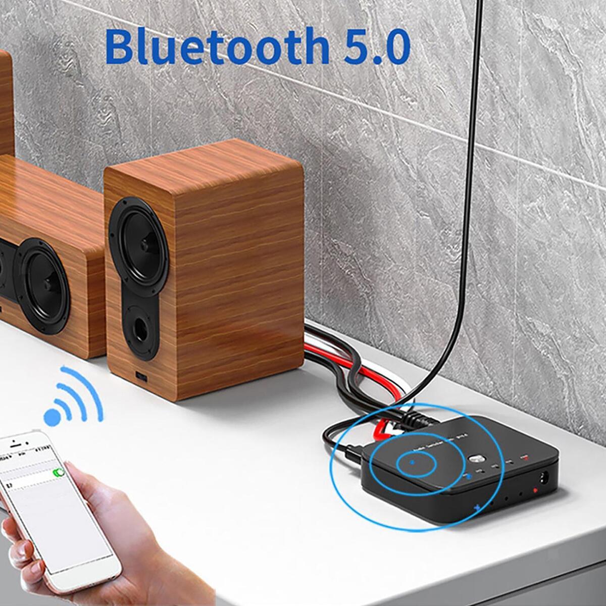 3.5mm Audio Switcher Multimedia Supplies Audio Splitter Box BT5.0 Receiver