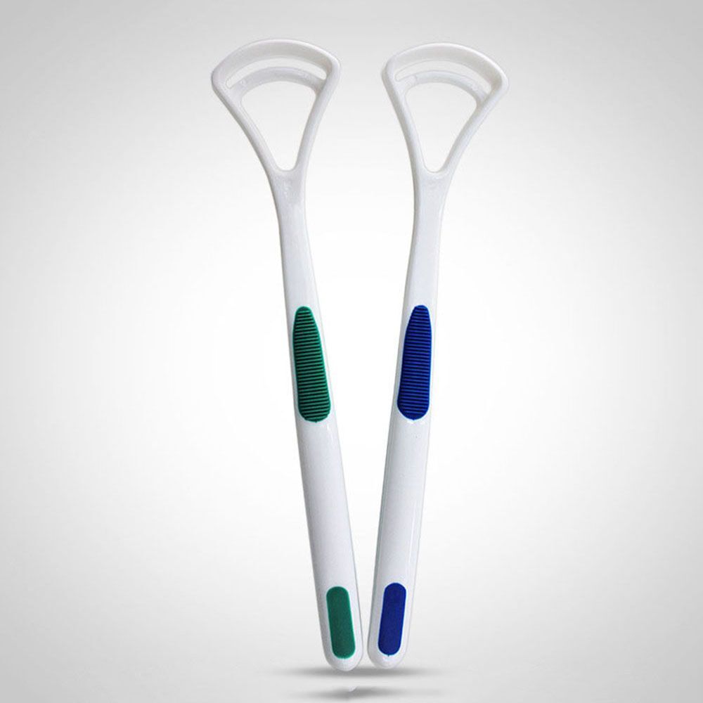 Teeth Whitening Health Care Tongue Scraper Cleaner Brush Oral Clean Dental Care