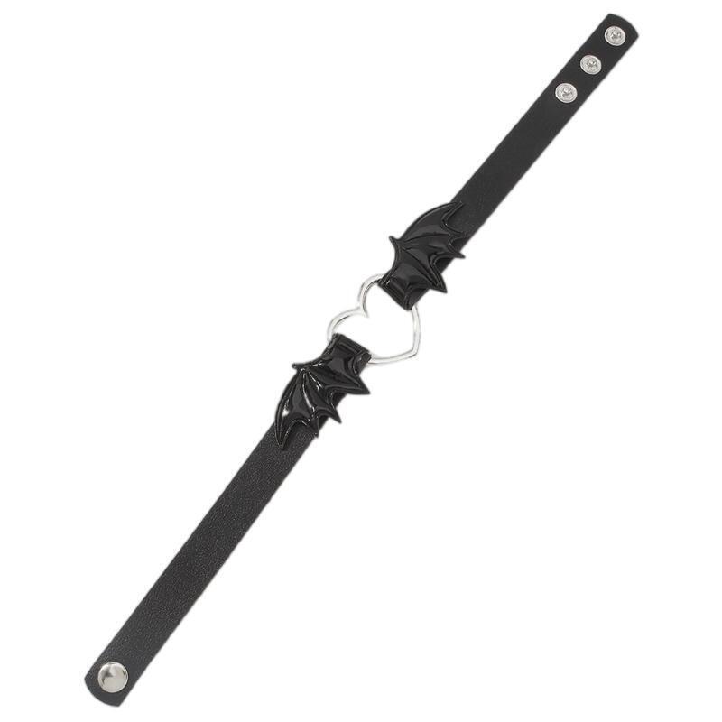 Punk Gothic Belt Choker Necklace PU Women Fashion Jewelry Collar Necklace Choker
