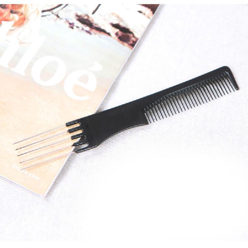 Professional Fine-tooth Metal Pin Hairdressing Hair Style Rat Tail Comb