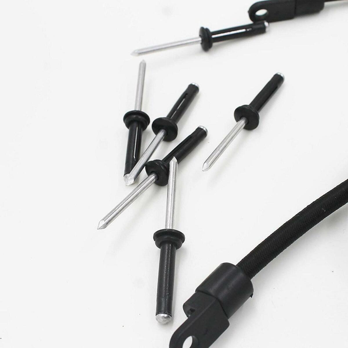 Kayak  Shock Cord Straight Hooks Screws Lashing Hook  J Hooks