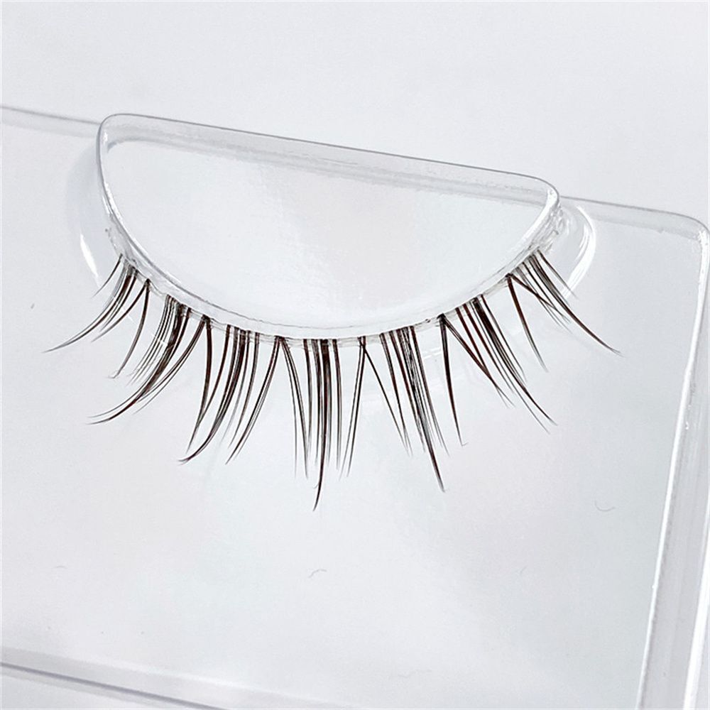 Cluster Makeup Tools Extension Short Messy Makeup Lashes Cross False Eyelashes
