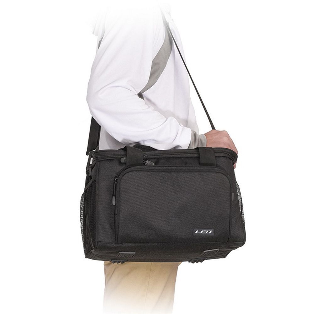 Rucksack Square Lure satchel Fishing Gear Shoulder Bag Cylindrical Case Bag