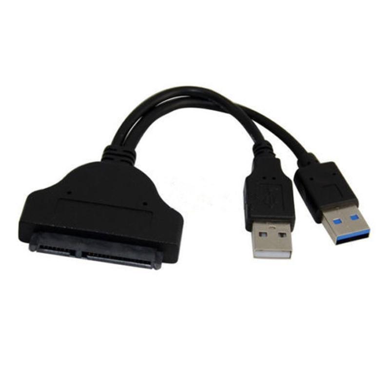 6Gb USB3.0 to Sata 3.0 Easy Drive Line Converter Spiltter w USB2.0 for 2.5" SSD