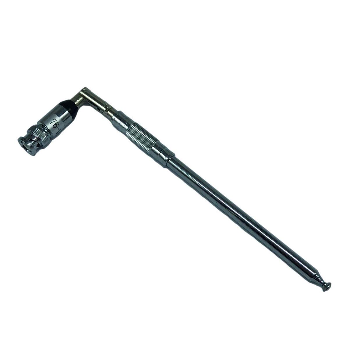 Stainless Steel 76-108MHz FM Transmitter 26-123cm Length Antenna for TV